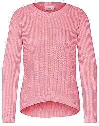 ONLY Dámsky sveter Shiny L/S Pullover Knt Bubblegum W.Ballet Slipp XS