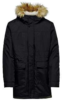 ONLY&SONS Pánska bunda ONSBASIL PARKA JACKET OTW Noosa Black L