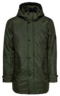 ONLY&SONS Pánska bunda ONSFAVOUR WALTHER PARKA JACKET OTW Forest Night L