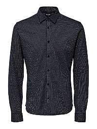 ONLY&SONS Pánska košeľa ONSESBEN LS JACQUARD KNITTED SHIRT Trek king Green L