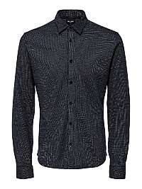 ONLY&SONS Pánska košeľa ONSESBEN LS JACQUARD KNITTED SHIRT Trek king Green S