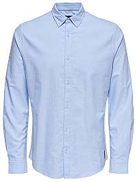 ONLY&SONS Pánska košeľa ONSOXFORD SOLID LS VD Cashmere Blue L