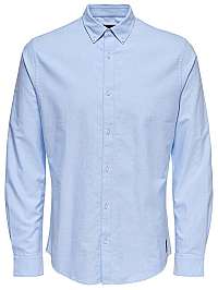 ONLY&SONS Pánska košeľa ONSOXFORD SOLID LS VD Cashmere Blue XXL