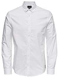 ONLY&SONS Pánska košeľa ONSOXFORD SOLID LS VD White L