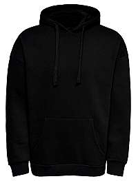 ONLY&SONS Pánska mikina ONSTHUNDER OER SWEAT HOODIE NO PRINT Black M