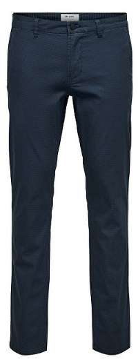 ONLY&SONS Pánske nohavice Tarp Chino Aop Gd32 Bottoms Dress Blues