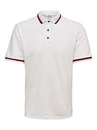 ONLY&SONS Pánske polo triko Cilas Ss Polo Vd White S
