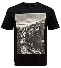 ONLY&SONS Pánske tričko ONSBROCK PhotoPrint TEE Black S