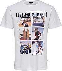ONLY&SONS Pánske tričko ONSCAM SLIM SS TEE White S