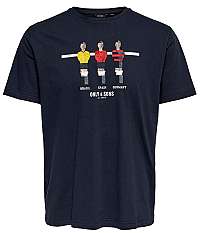 ONLY&SONS Pánske tričko ONSFOOSBALL SS TEE Dark Navy M