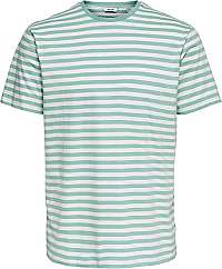 ONLY&SONS Pánske tričko ONSJAMIE LIFE SS STRIPE REG TEE Noosa Cloud Dancer aquifer M