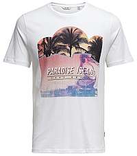 ONLY&SONS Pánske tričko Pacifica Ss Fitted Tee Camp White M