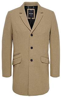 ONLY&SONS Pánsky kabát ONSJULIAN SOLID WOOL COAT OTW Camel S