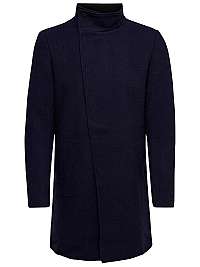 ONLY&SONS Pánsky kabát ONSOSCAR WOOL COAT Night Sky M