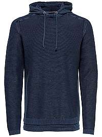 ONLY&SONS Pánsky sveter Wincenty 12 Hoodie Knit Dark Navy L