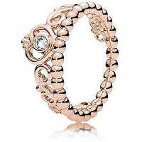 Pandora Bronzový prsteň pre princezné 180880CZ mm
