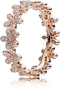 Pandora Bronzový Sedmokráskový prsteň 180934CZ mm