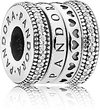 Pandora Luxusný strieborný korálik s kamienkami 797402CZ