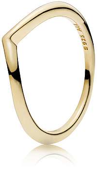 Pandora Minimalistický bronzový prsteň 166314 mm