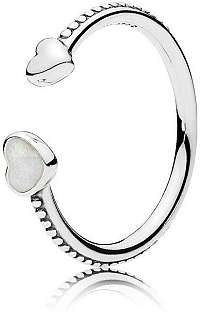 Pandora Otvorený srdiečkový prsteň 191045EN23 56 mm