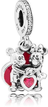 Pandora Romantický prívesok Láska Mickeyho a Minnie 797769CZR