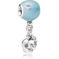 Pandora Roztomilý korálik Sloníča s modrým balónom 797239EN169