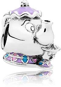 Pandora Strieborný korálik Disney Pani Pottsovho a Chip 792141ENMX
