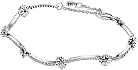 Pandora Strieborný náramok Trblietavé sedmokrásky 598807C01 18 cm