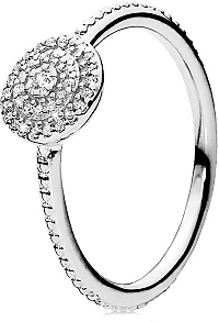 Pandora Strieborný trblietavý prsteň 190986CZ mm