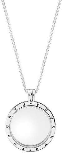 Pandora Štýlový náhrdelník s medailónom 590530-75 (retiazka, prívesok)