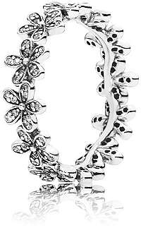 Pandora Trblietavý Sedmokráskový prsteň 190934CZ 58 mm