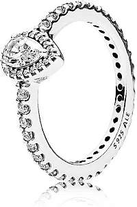 Pandora Trblietavý strieborný prsteň 196254CZ mm