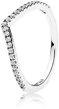 Pandora Trblietavý strieborný prsteň 196316CZ mm