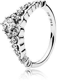 Pandora Trblietavý strieborný prsteň Diadém 196226CZ 58 mm