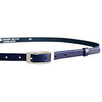 Penny Belts Dámsky kožený opasok 15-2-56 Tmavo Modrý 105 cm