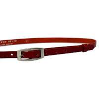 Penny Belts Dámsky kožený opasok 15-2-93 Červený 95 cm