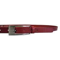 Penny Belts Dámsky kožený opasok 20-177-93 Červený 100 cm