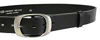 Penny Belts Dámsky kožený opasok 72NKS-63 Čierny 95 cm