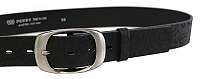 Penny Belts Dámsky kožený opasok EXKLUZIV 72NKS-V2-60 Čierny 115 cm