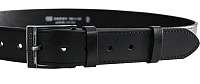 Penny Belts Pánsky kožený opasok 17-1-60 Čierny 95 cm