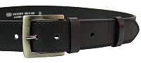 Penny Belts Pánsky kožený opasok-1-60 Čierny 100 cm