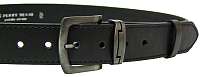 Penny Belts Pánsky kožený opasok 9-1-60 Čierny 105 cm
