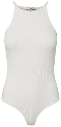 Pieces Dámske body Cecilie Sl Bodystocking Bright White L