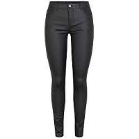 Pieces Dámske nohavice PCFIVE PARO MW COATED PANT / Noosa BC XS