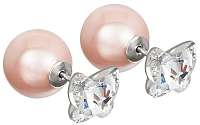 Preciosa Jemné náušnice s perlou a kryštálom 2v1 Gentle Passion13 69