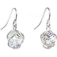 Preciosa Náušnice Romantic Beads Crystal AB 6716