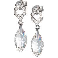 Preciosa Náušnice s kryštálmi Crystal Bud 6018 00
