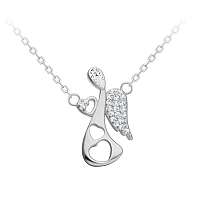 Preciosa Nežný strieborný náhrdelník Angelic Touch94 00