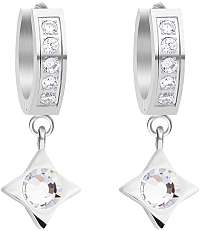 Preciosa Oceľové náušnice s hviezdičkami Gemini 7331 00