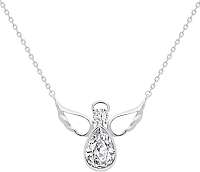 Preciosa Strieborný náhrdelník Angelic Faith92 00 (retiazka, prívesok) cm